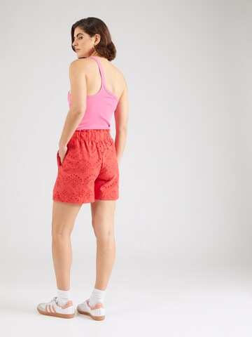 PIECES - regular Pantalón 'PCVILDE' en rojo