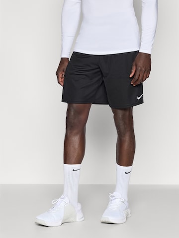 NIKE Loosefit Παντελόνι φόρμας 'FLEX' σε μαύρο: μπροστά