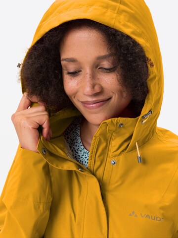 VAUDE Outdoor Coat 'Mineo' in Yellow