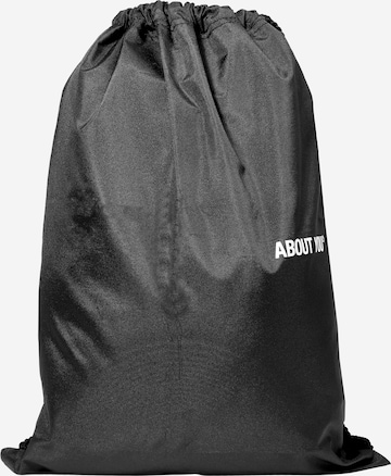 ABOUT YOU Gym Bag 'Icons' in Black: front