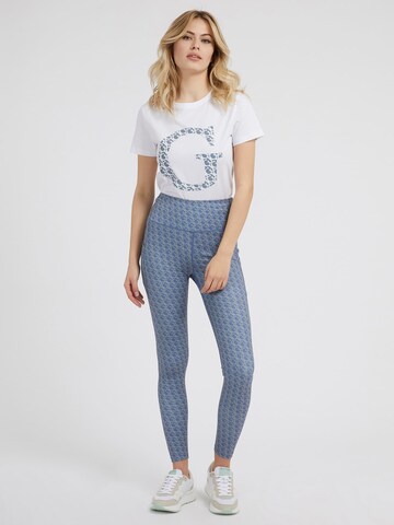 GUESS Skinny Workout Pants in Blue