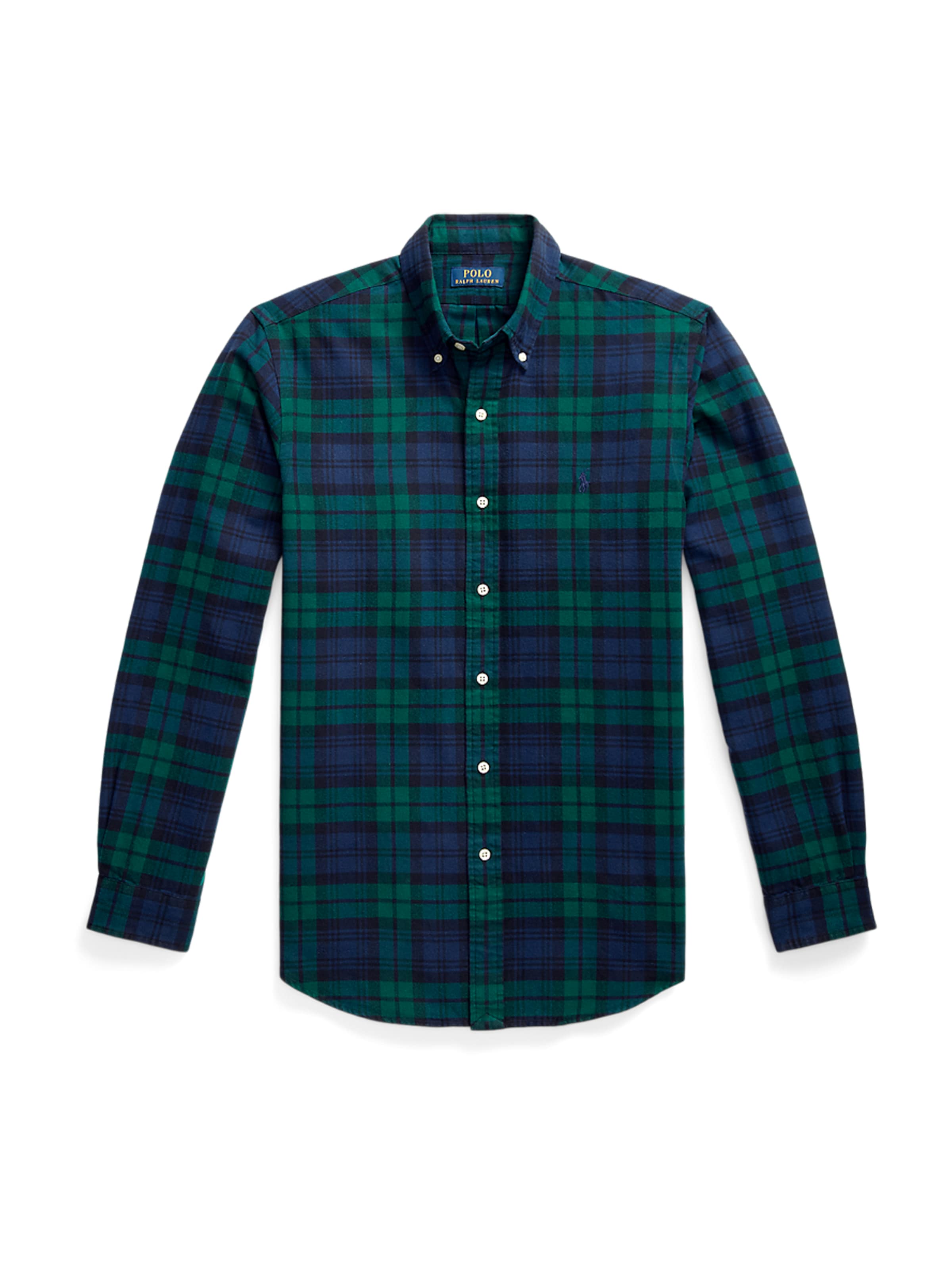 Polo Ralph Lauren - Slim Fit Camisa em verde: frente