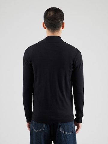INDICODE JEANS Strickjacke 'Chancellor' in Schwarz