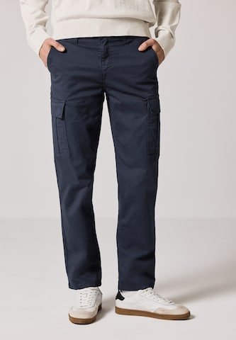 Street One MEN Regular Cargo Pants in Blue: front