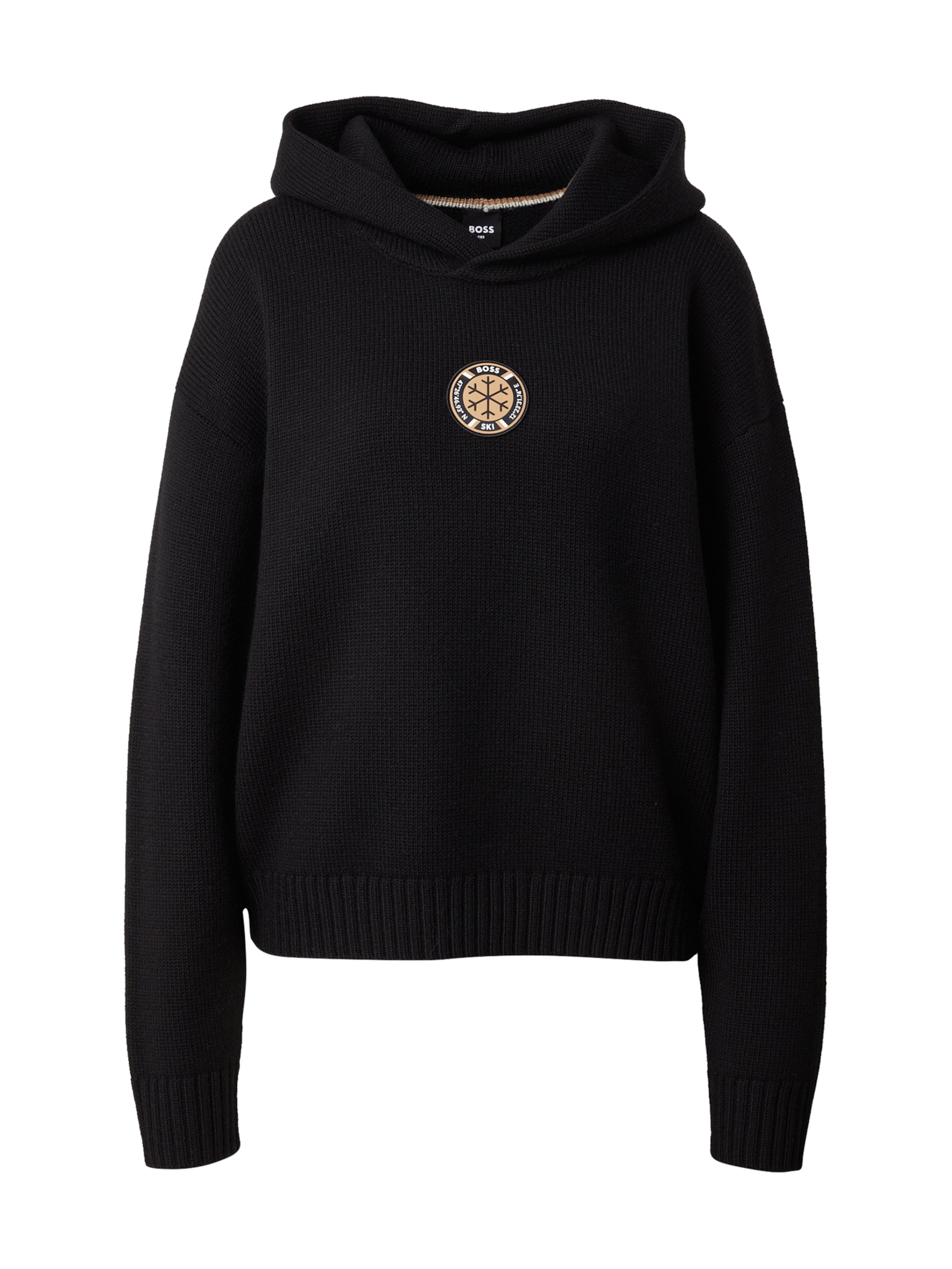 Pullover &#x27;Flomita_SKI&#x27; di BOSS in nero: frontale