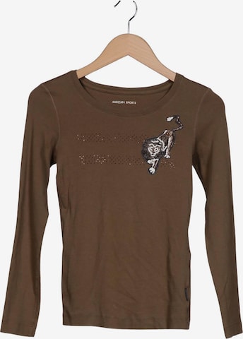 Marc Cain Langarmshirt S in Braun: Vorderseite