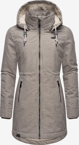 Manteau fonctionnel 'Dakkota' Ragwear en beige : devant