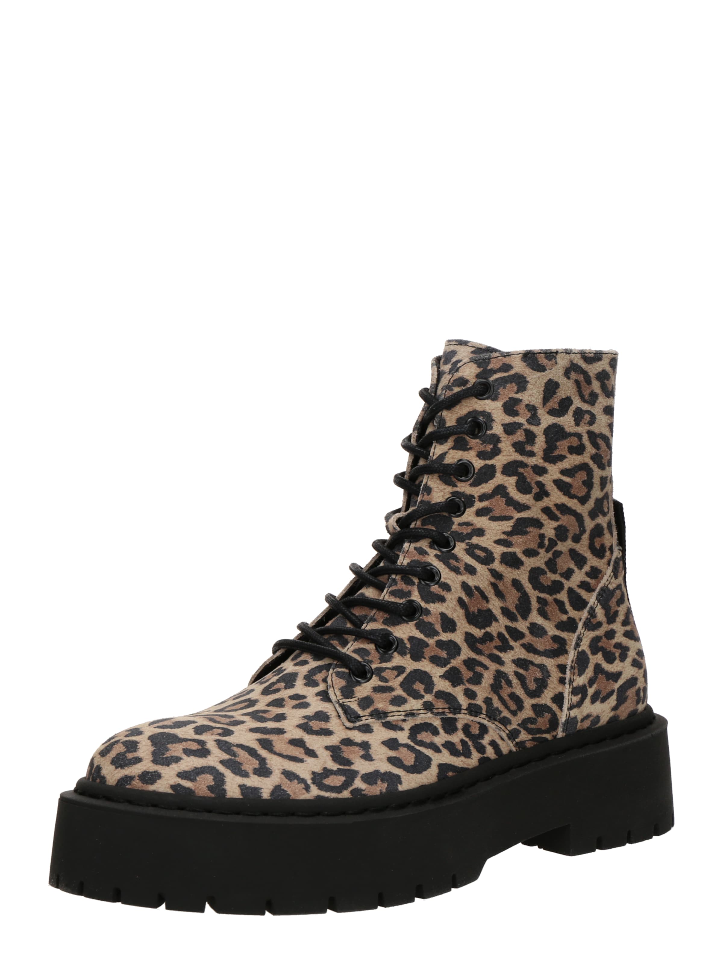 STEVE MADDEN Ботинки на шнуровке 'Skylar' в Цвет капучино / Темно-коричневый / Черный, Обзор товара