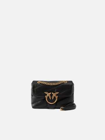 PINKO - Mala de ombro em preto: frente