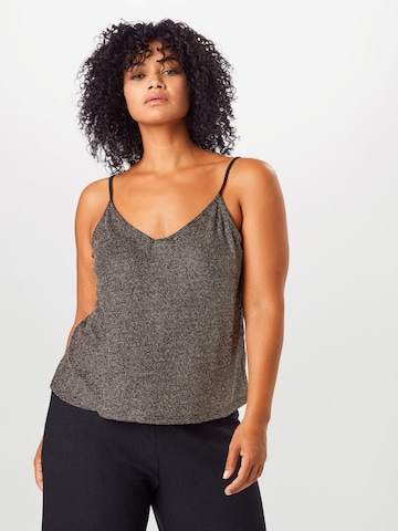 ABOUT YOU Curvy Top 'Celia' in Black: front