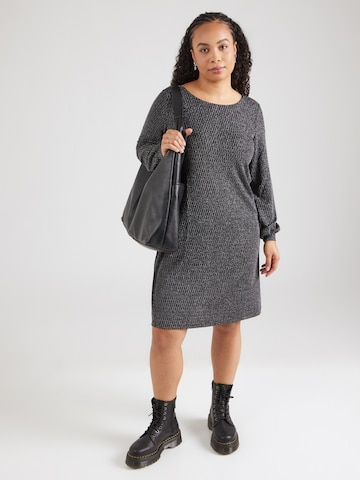 ONLY Carmakoma - Vestido de punto 'CARCAROL' en negro: frente