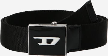 Ceinture DIESEL en noir : devant