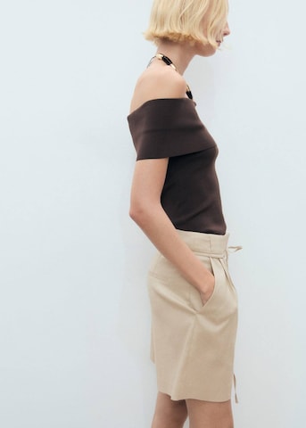 MANGO Regular Pants 'Paulo' in Beige