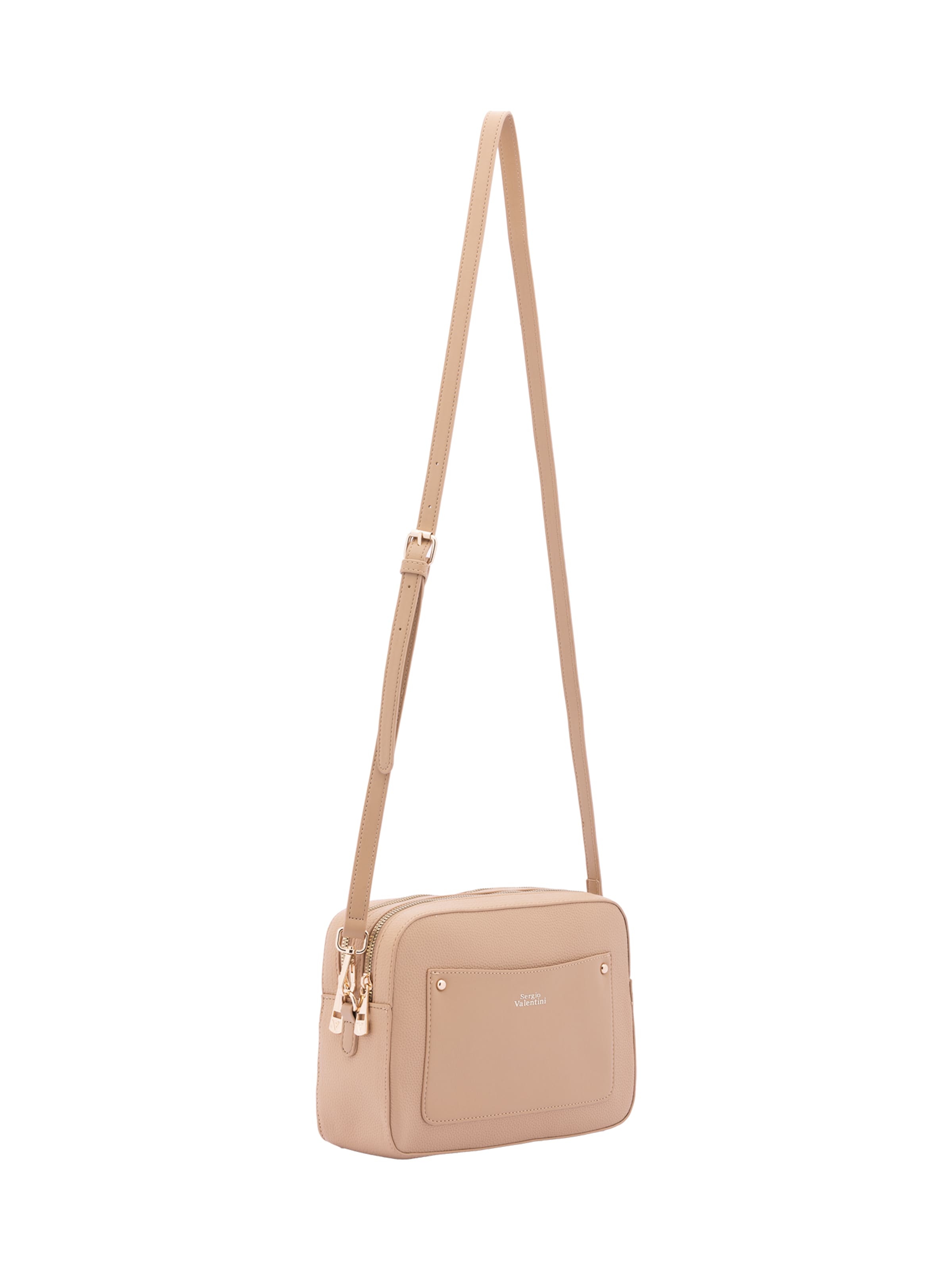 Sergio Valentini Crossbody bag in Brown: front