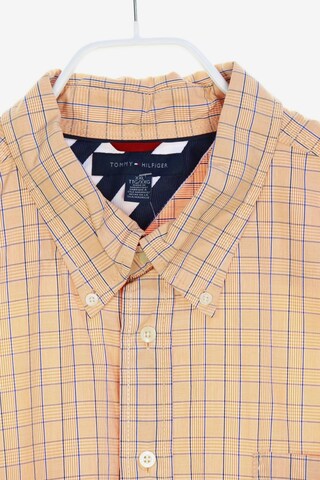 TOMMY HILFIGER Button Up Shirt in XXL in Orange