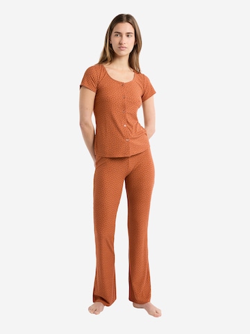 ETAM Schlafshirt 'Manar' in Orange