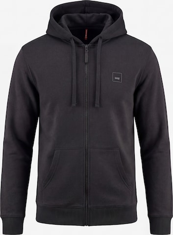 Carrera Jeans Sweatshirt 'Hood' in Schwarz: Vorderseite