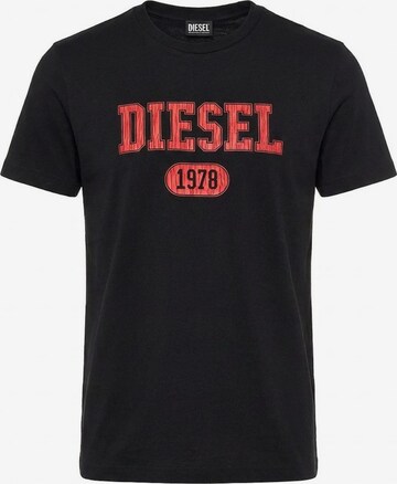 Maglietta 'T-DIEGOR-K46' di DIESEL in nero: frontale