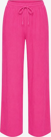 fashionshowcase Broek 'FLORYN – Palazzohose Crinkle' in Roze: voorkant