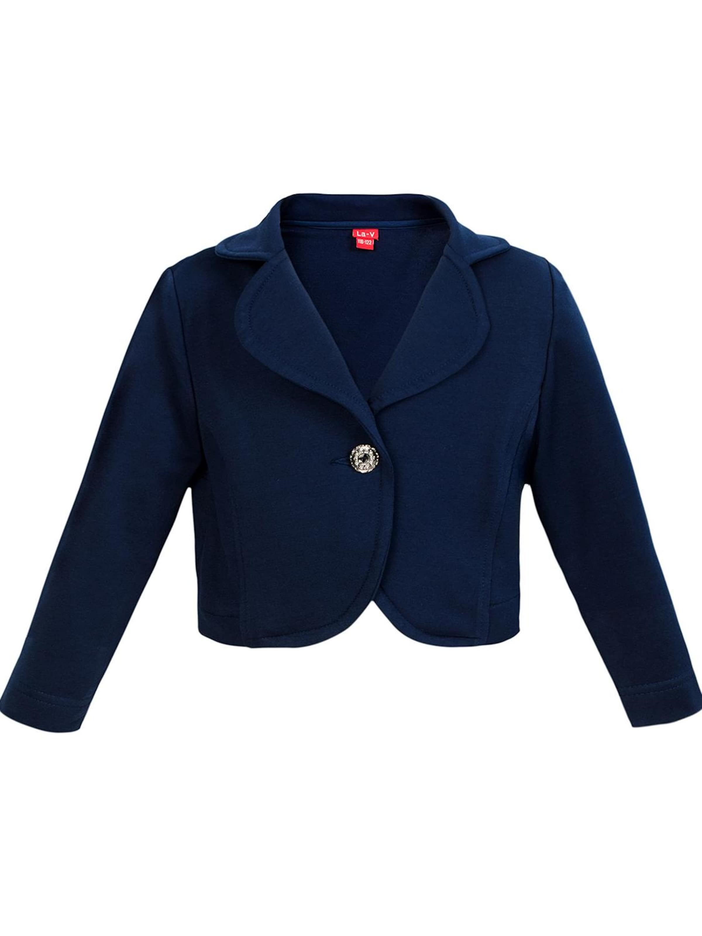 La V Vest 'Vest met klassie kraag' in Blue: front