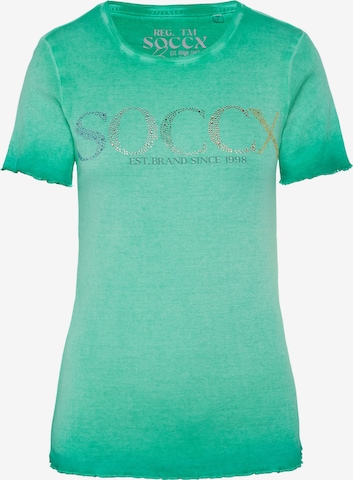 Soccx T-Shirt in Grün: predná strana