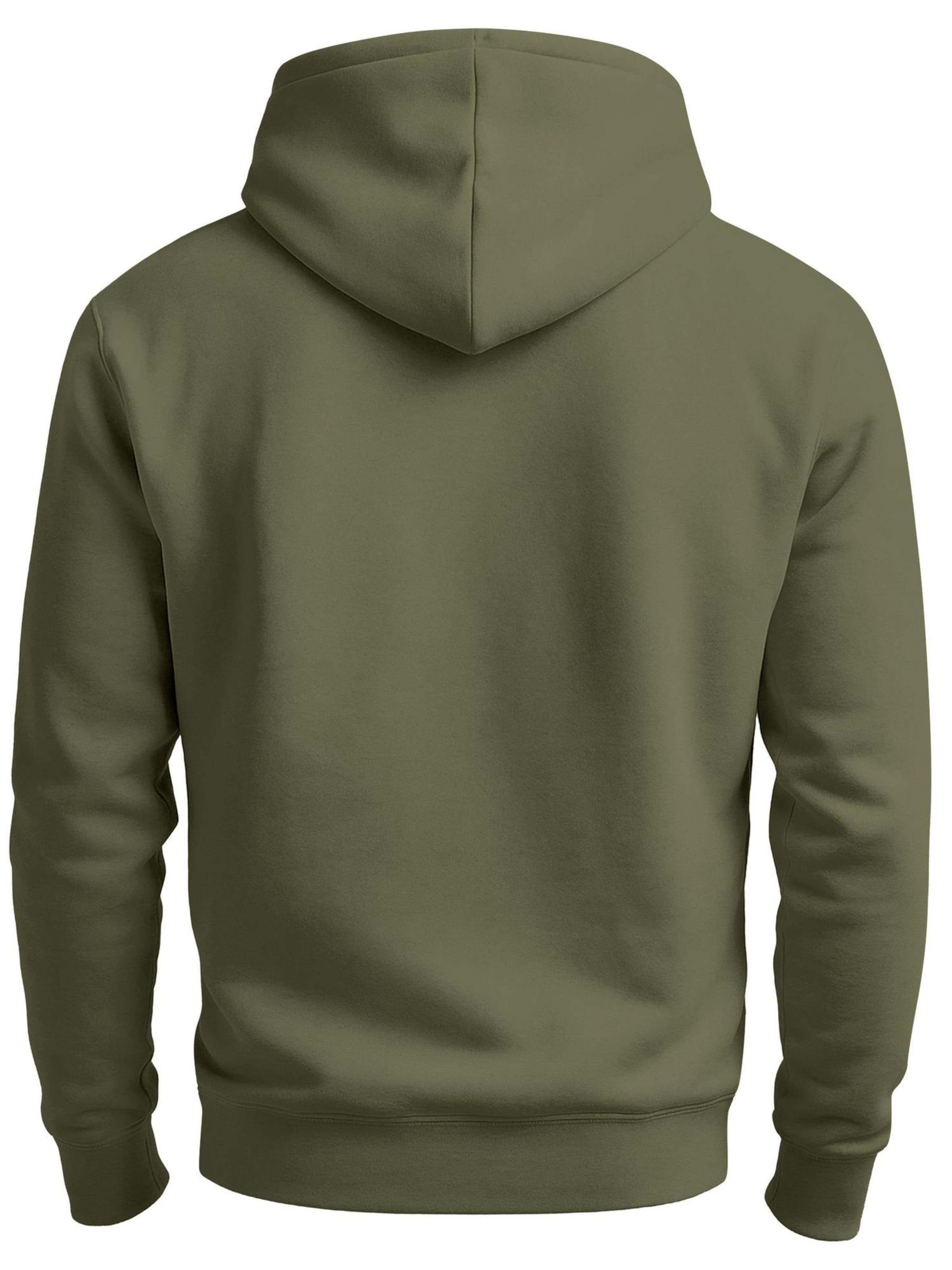 Neverless Sweatshirt 'Bäume Badge 1' in Green