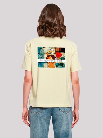 F4NT4STIC Shirt 'Heroes of Childhood Pinocchio' in Yellow