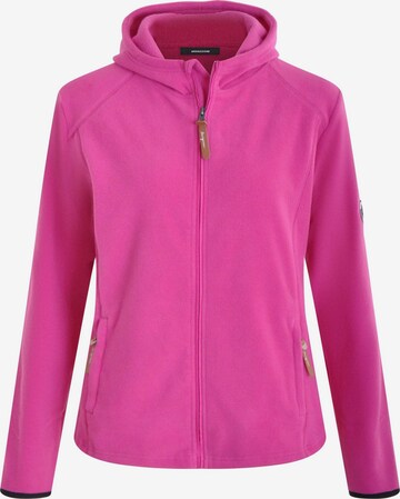 Navigazione Fleece jas in Roze: voorkant