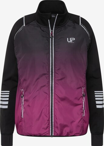 Veste fonctionnelle Ulla Popken en noir : devant