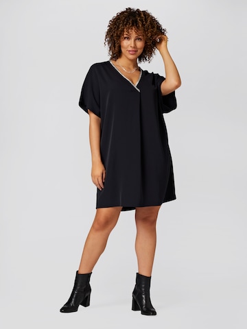 Robe 'Lexa' Guido Maria Kretschmer Curvy en noir : devant