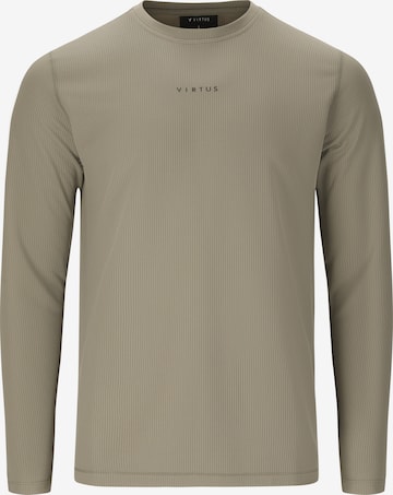 Virtus Langarmshirt 'Dalkota' in Grün: Vorderseite