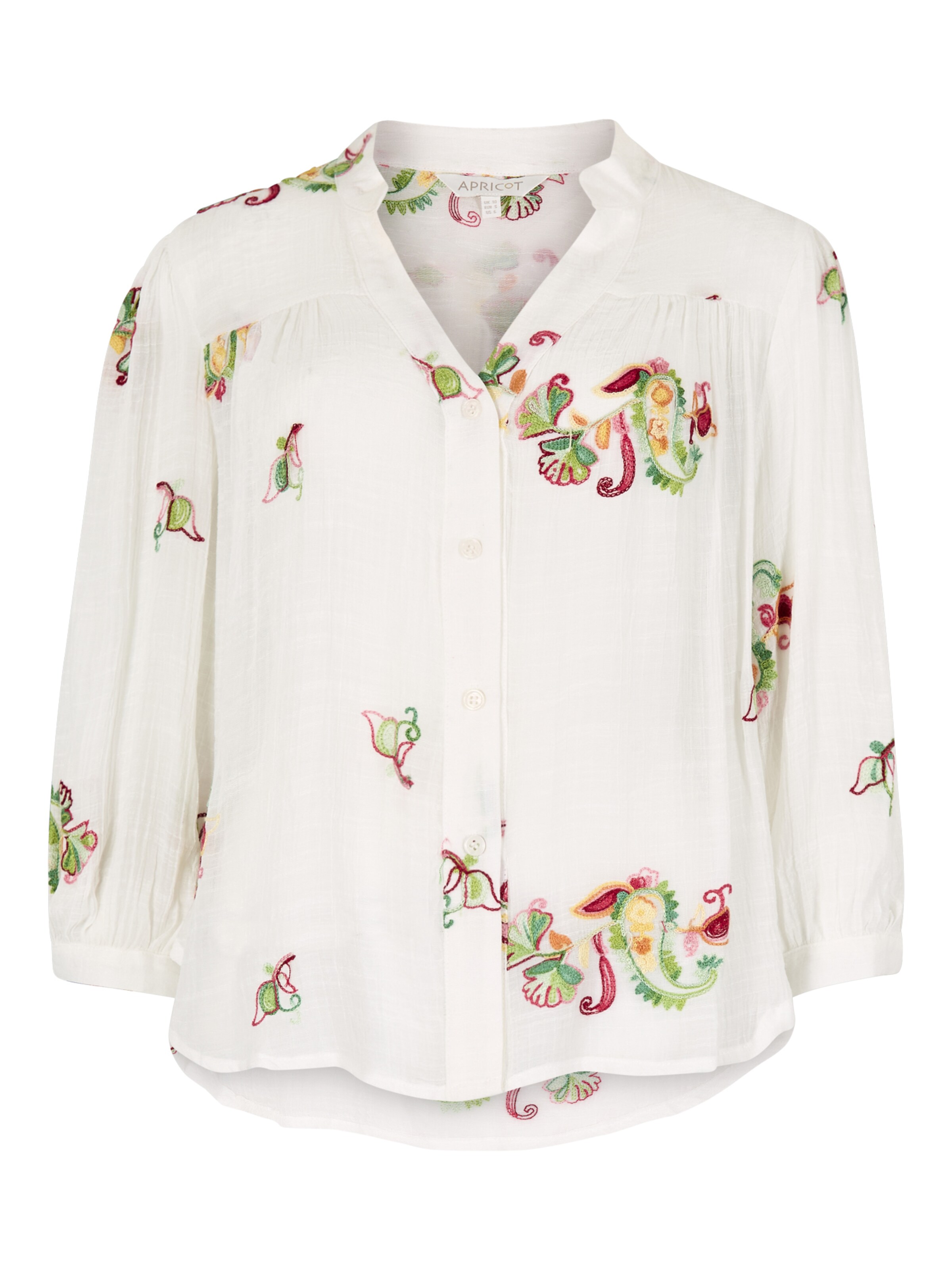 Chemisier ' ' Apricot en blanc : devant