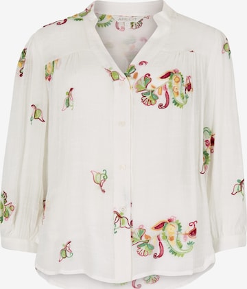 Chemisier ' ' Apricot en blanc : devant