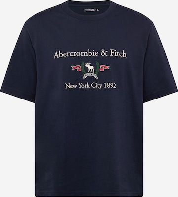 Abercrombie & Fitch Tričko 'HERITAGE' - Modrá: predná strana