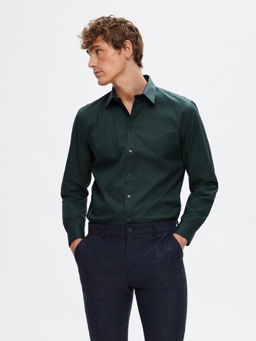 SELECTED HOMME Regular fit Overhemd in Groen