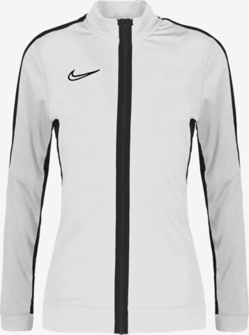 NIKE Trainingsjacke 'Academy' in Weiß: predná strana