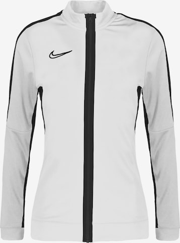 NIKE Trainingsjacke 'Academy' in Weiß: predná strana