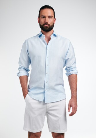 ETERNA Regular Fit Hemd in Blau: Vorderseite