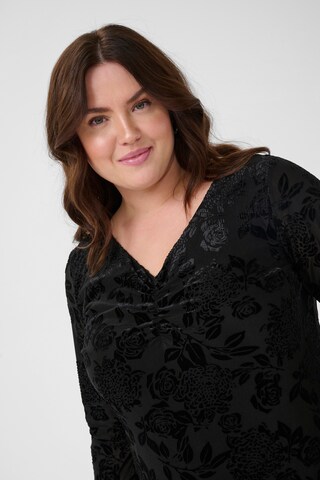 KAFFE CURVE Dress 'KCRosie' in Black