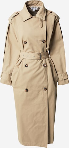 Warehouse Ανοιξιάτικο και φθινοπωρινό παλτό σε γκρι: μπροστά