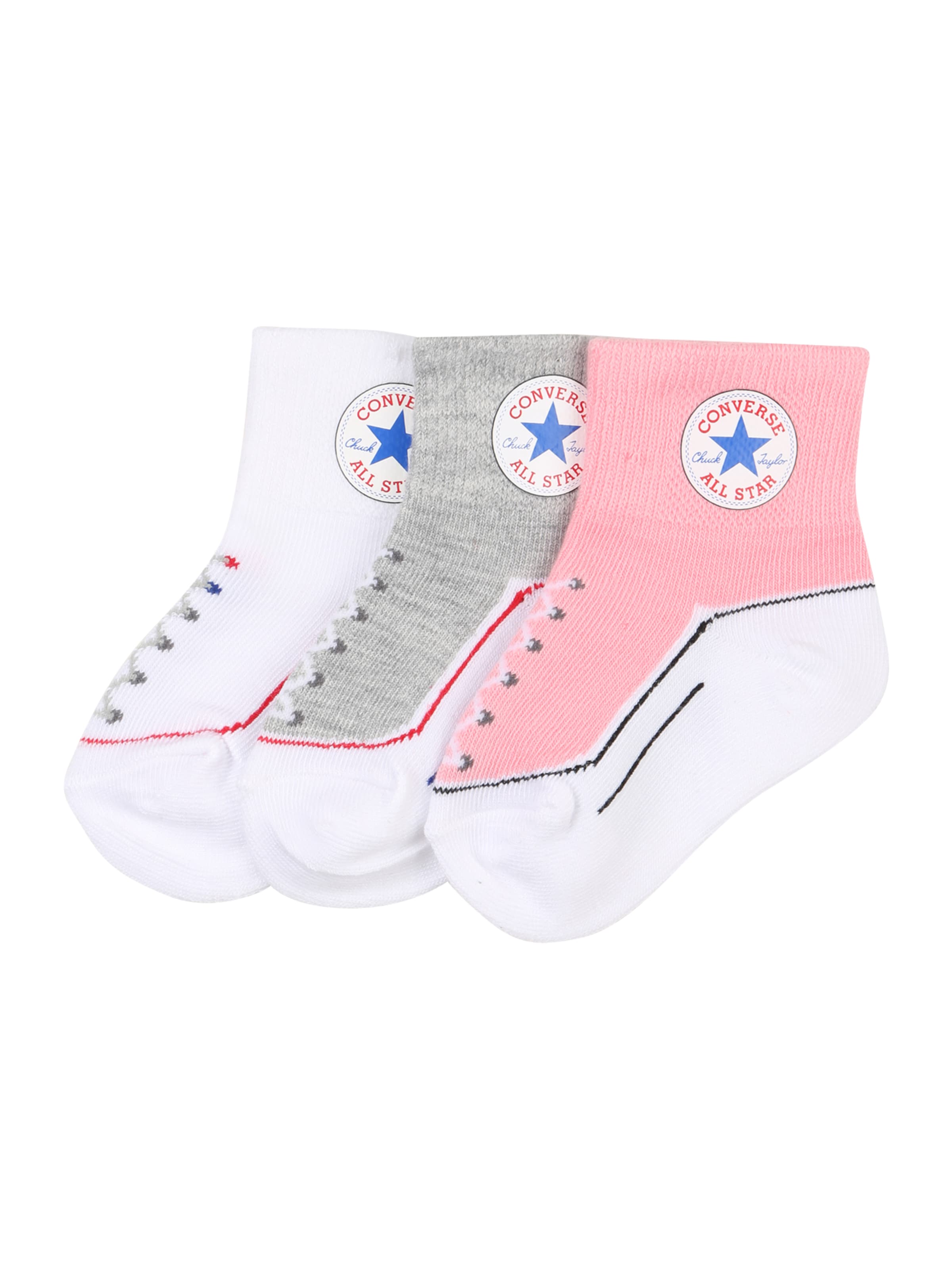 CONVERSE Regular Socks 'INFANT' in Mixed colours: front