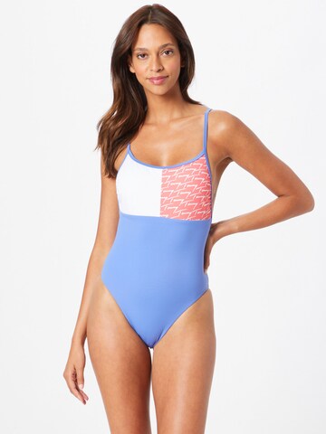 Tommy Hilfiger Underwear Strój kąpielowy w kolorze niebieski: przód