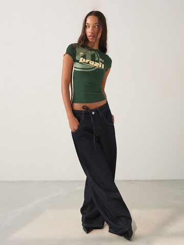 Maglietta di Bershka in verde