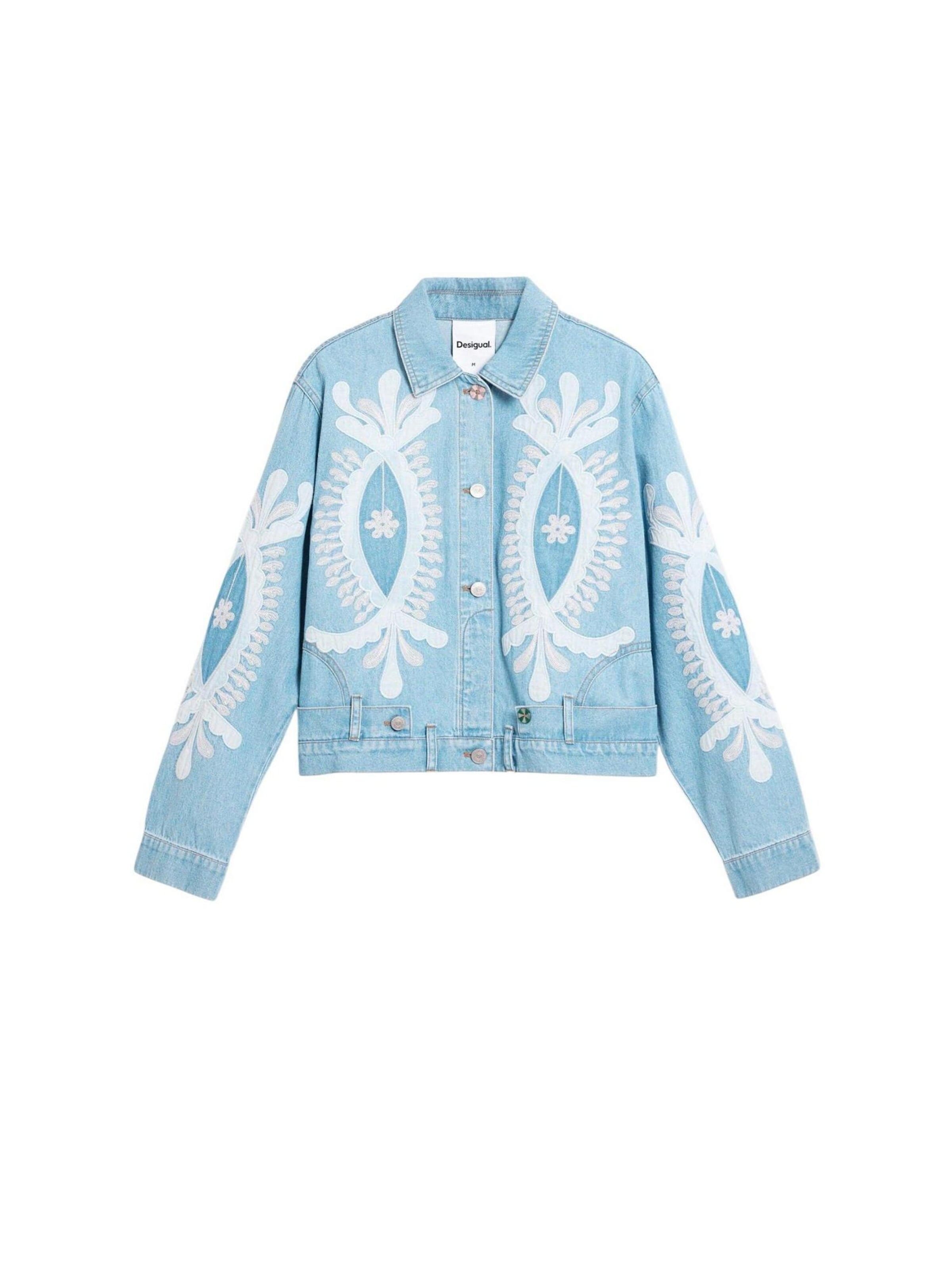 Desigual Vinterjakke 'CHAQ_BORDER 26SWED04' i blå: forside