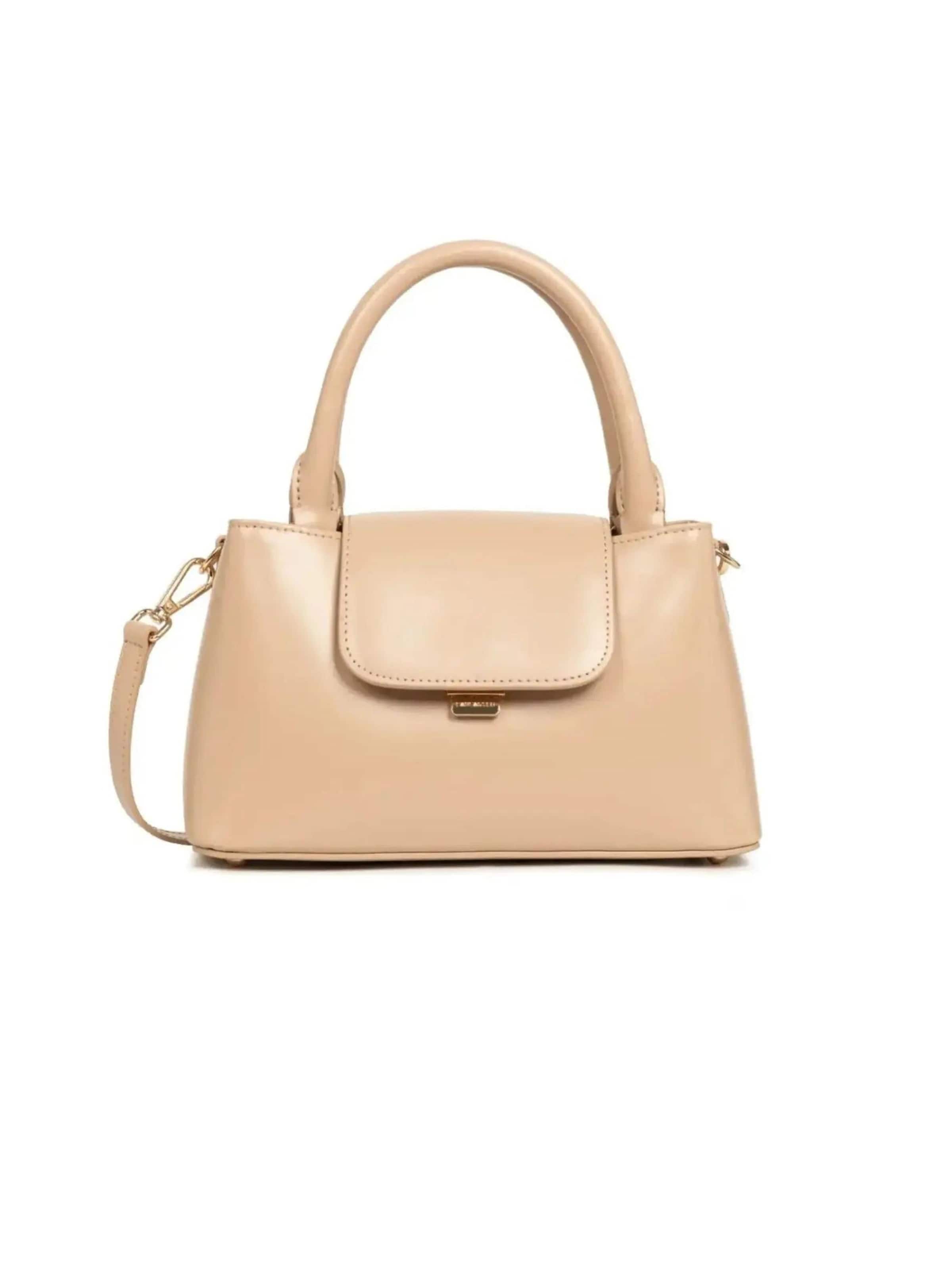 Sacs à main 'Suave Evenly' LANCASTER Paris en beige : devant