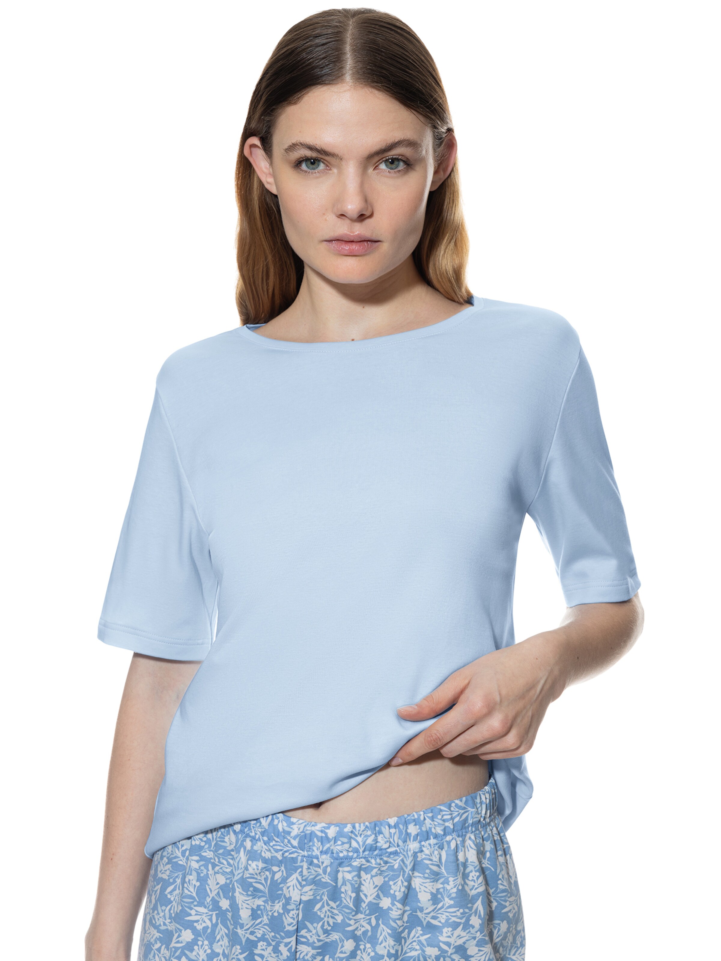 Mey Korte pyjama in Blauw