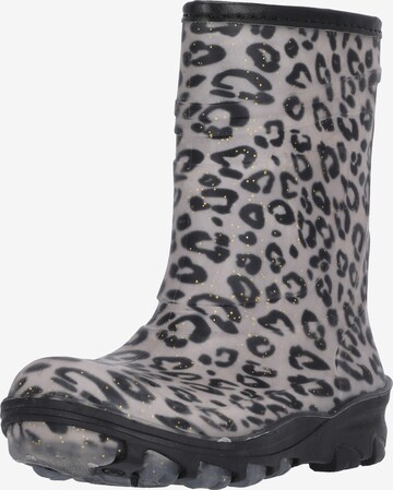 ZigZag Rubber Boots 'Cenerki' in Black: front