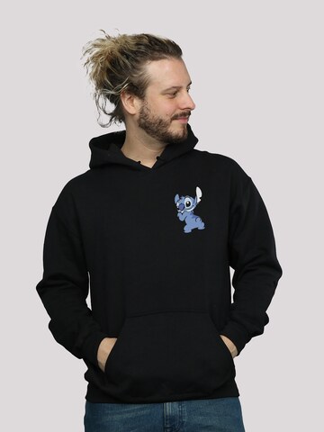 F4NT4STIC Sweatshirt 'Lilo & Stitch' in Schwarz: predná strana