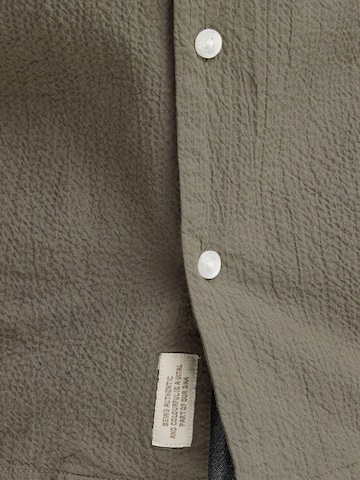 BLEND Comfort Fit Kurzarmhemd ' BHAvan ' in Grün