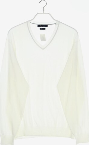 Mc Neal Baumwoll-Pullover in XL in Weiß: front